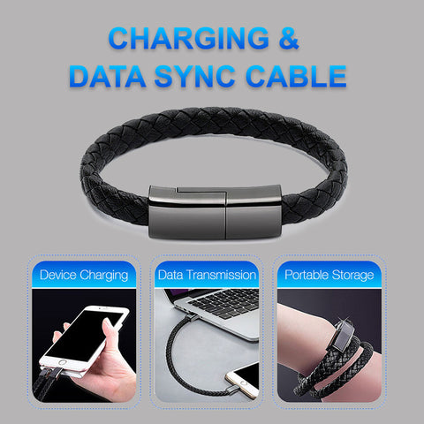 New Bracelet Charger USB Charging Cable Data Charging Cord For IPhone14 13 Max USB C Cable For Phone Micro Cable -usb hub