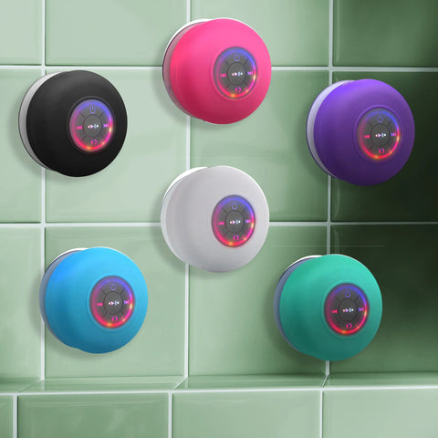 BTS07 Large Suction Cup Waterproof Bluetooth Audio With Light -speaker