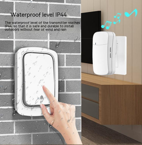 Long Distance Wireless AC Doorbell Using Battery